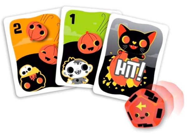 JUEGO DE MESA BOO HOLLOW PUMPKIN SHOWDOWN CARD GAME - Imagen 3