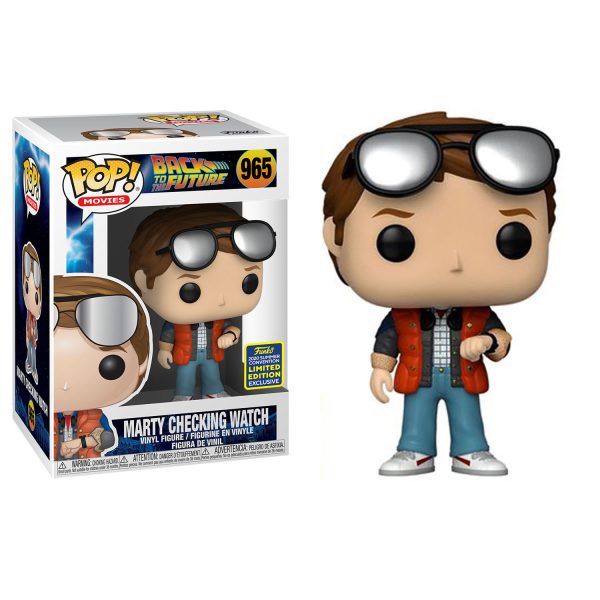 FUNKO POP BACK TO THE FUTURE - MARTY CHECKING WATCH #965
