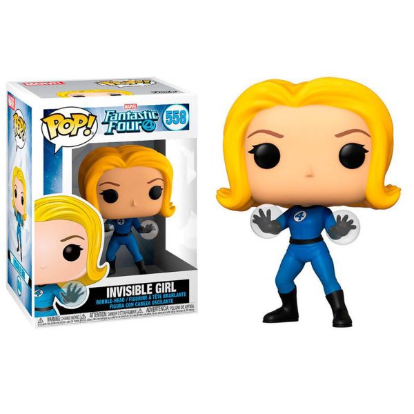 FUNKO POP FANTASTIC FOUR - INVISIBLE GIRL #558