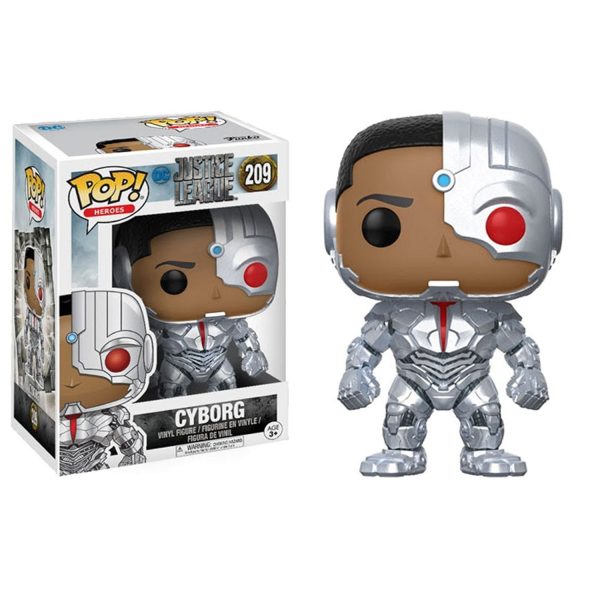 FUNKO POP JUSTICE LEAGUE - CYBORG #209
