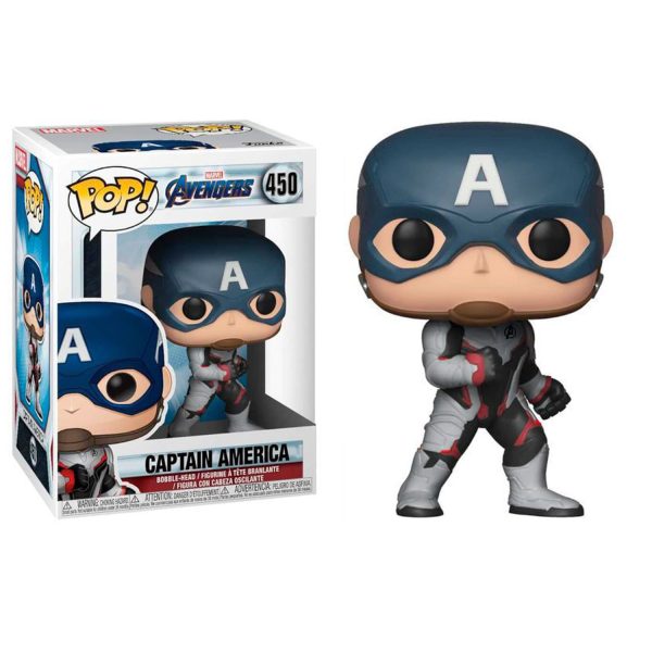 FUNKO POP MARVEL AVENGERS ENDGAME - CAPTAIN AMERICA #450