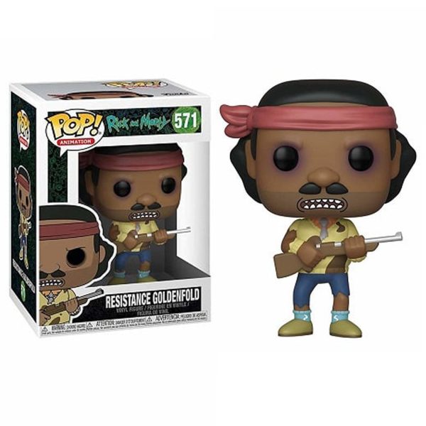 FUNKO POP RICK Y MORTY - RESISTANCE GOLDENFOLD #571