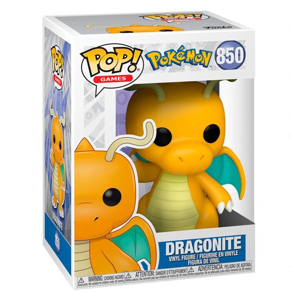 FUNKO POP : POKEMON - DRAGONITE #850 - Imagen 3
