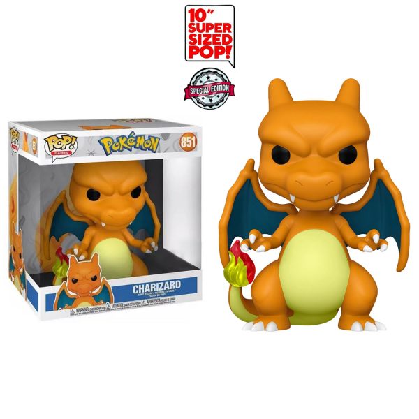 FUNKO POP : POKEMON - CHARIZARD 10'' #851