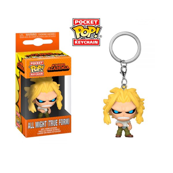 POP KEYCHAIN MY HERO ACADEMIA - ALL MIGHT (TRUE FORM)