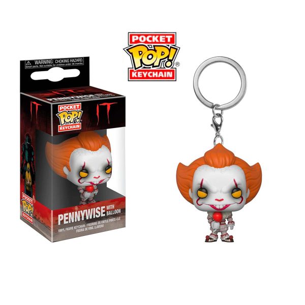 POP KEYCHAIN PENNYWISE IT S2 WITH BALLOON