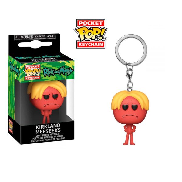 POP KEYCHAIN RICK Y MORTY KIRKLAND MEESEEKS