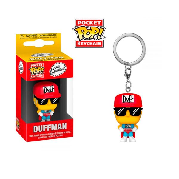 POP KEYCHAIN SIMPSONS - DUFFMAN