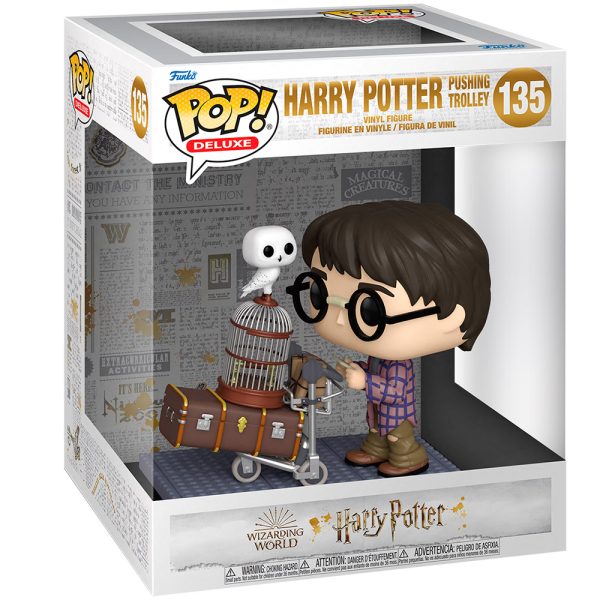 FUNKO POP : HARRY POTTER - HARRY PUSHING TROLLEY #135 - Imagen 3