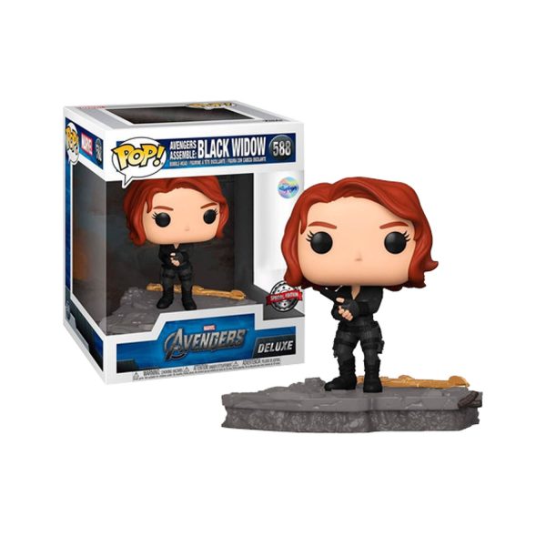FUNKO POP DELUXE: AVENGERS - Black Widow (Assemble) 6" #588