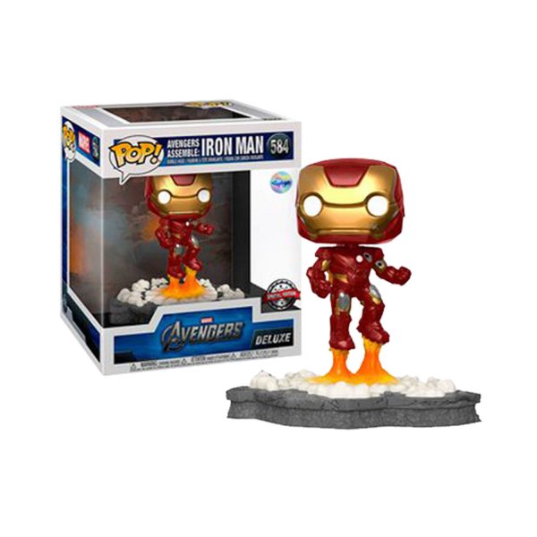 FUNKO POP DELUXE: AVENGERS - Iron Man (ASSEMBLE) 6" #584