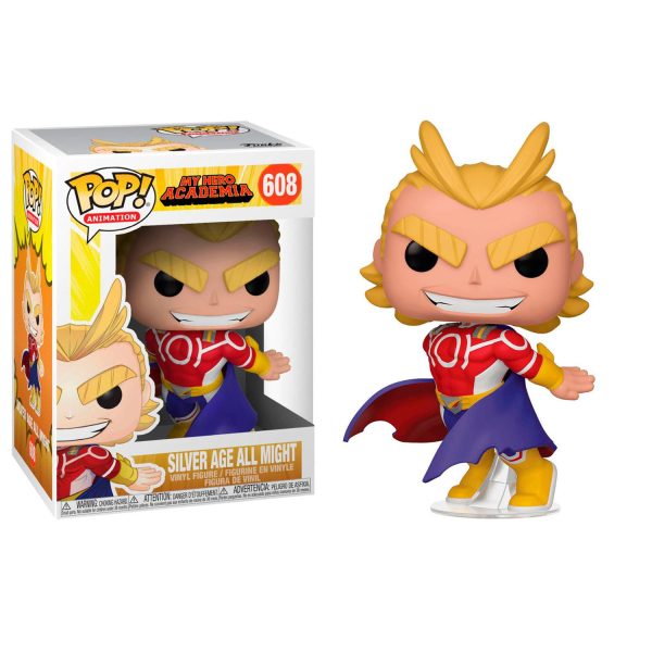 FUNKO POP: MY HERO ACADEMIA - ALL MIGHT (SILVER AGE) #608