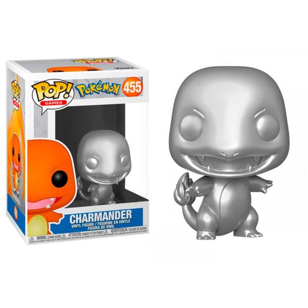 FUNKO POP POKEMON - CHARMANDER (SILVER) #455