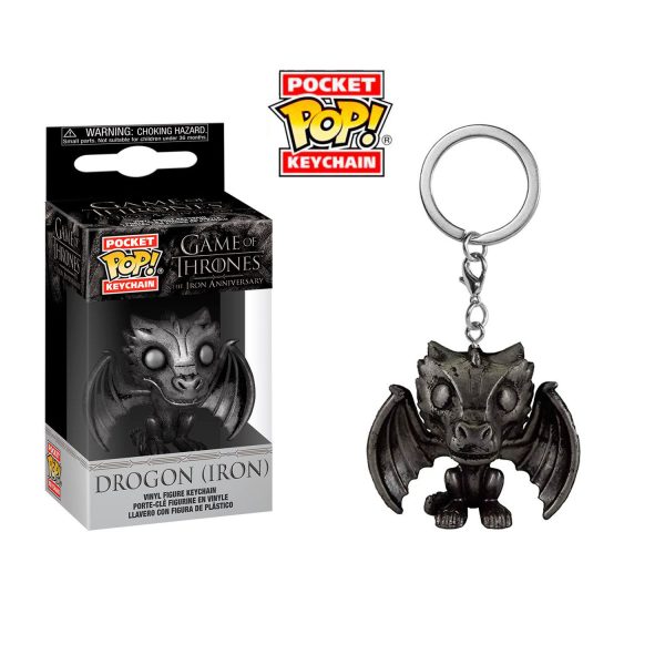 POP KEYCHAIN GAME OF THRONES - DROGON(IRON)