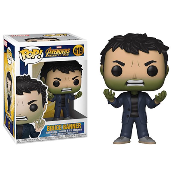 FUNKO POP MARVEL AVENGERS - BRUCE BANNER #419