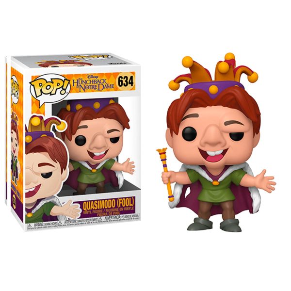 FUNKO POP DISNEY - QUASIMODO ( FOOL ) #634