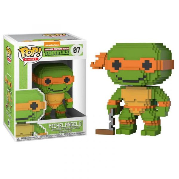 FUNKO POP TEENAGE MUTANT NINJA TURTLES - MICHELANGELO 8 BITS #07