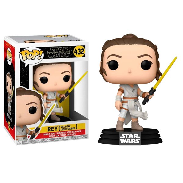 FUNKO POP: STAR WARS - REY (YELOW LIGHTSABER #432