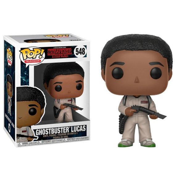 FUNKO POP STRANGER THINGS - GHOSTBUSTER LUCAS #548