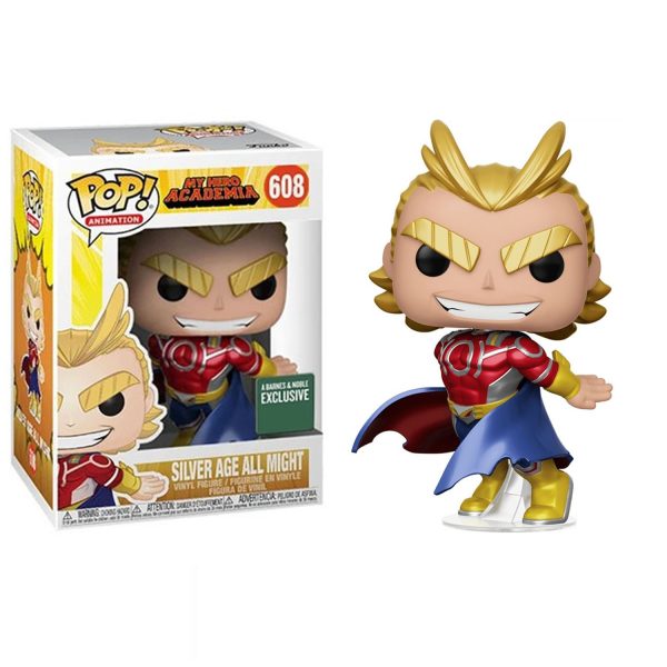 FUNKO POP: MY HERO ACADEMIA - ALL MIGHT (SILVER AGE) METAL  #608