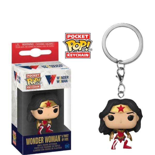 POP KEYCHAIN WONDER WOMAN 80TH - WONDER WOMAN (A TWIST OF FATE)