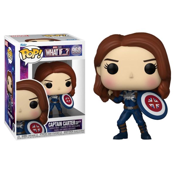 FUNKO POP MARVEL STUDIOS WHAT IF ? - CAPTAIN CARTER (STEALTH) #968