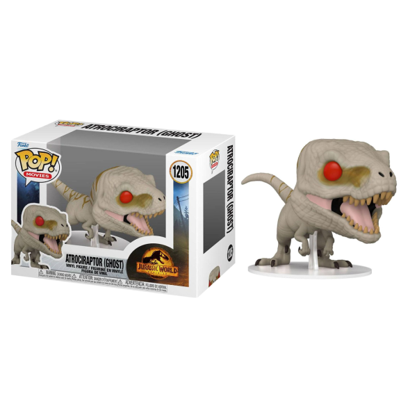FUNKO POP JURASSIC WORLD DOMINION- ATROCIRAPTOR (GHOST) #1205