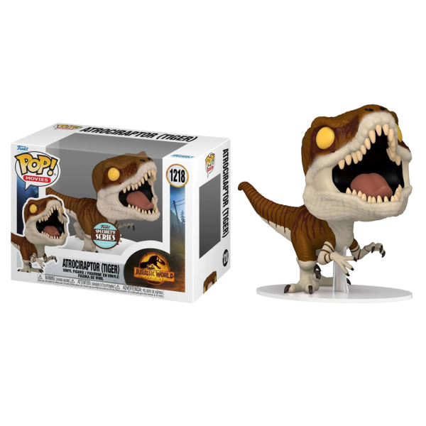 FUNKO POP JURASSIC WORLD DOMINION- ATROCIRAPTOR (TIGER) #1218