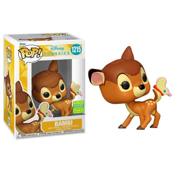 FUNKO POP DISNEY - BAMBI W/ BUTTERFLY SDCC 2022 #1215