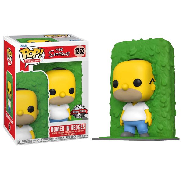 FUNKO POP : THE SIMPSONS - HOMER IN HEDGES #1252