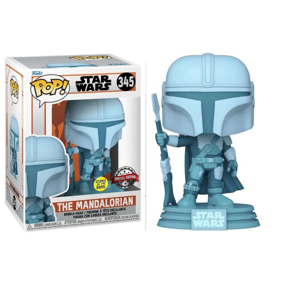FUNKO POP STAR WARS – MANDALORIAN(HOLO)(GW)#345