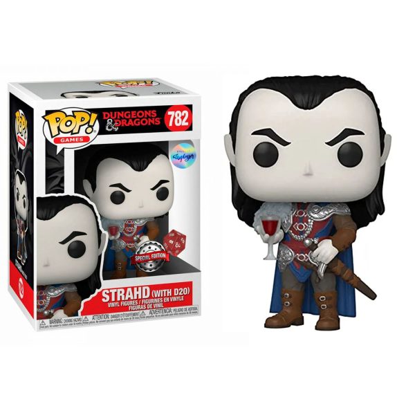 FUNKO POP DUNGEONS & DRAGONS - STRAHD (WITH DICE 20)#782