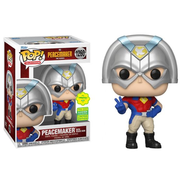 FUNKO POP PEACEMAKER - PEACEMAKER PEACE SIGN SDCC 2022 #1260