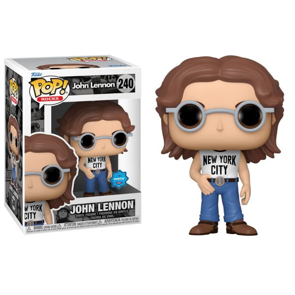 FUNKO POP JOHN LENNON - NYC SHIRT ECCC 2021 #240