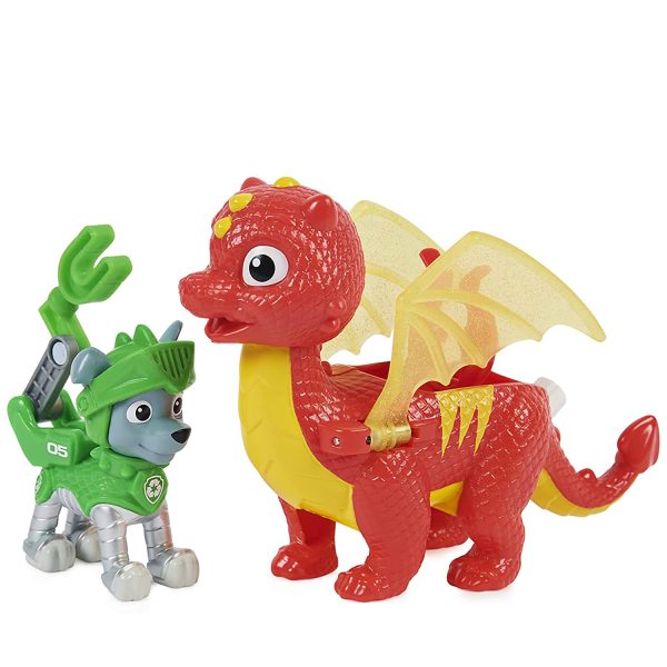 PAW PATROL RESCUE KNIGHTS ROCKY AND DRAGON FLAME - Imagen 2