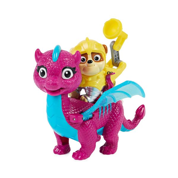 PAW PATROL RESCUE KNIGHTS RUBBLE AND DRAGON BLIZZIE