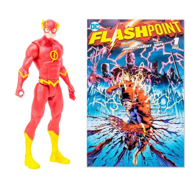 FIGURA & COMIC THE FLASH (FLASHPOINT) – 8 CM - Imagen 2