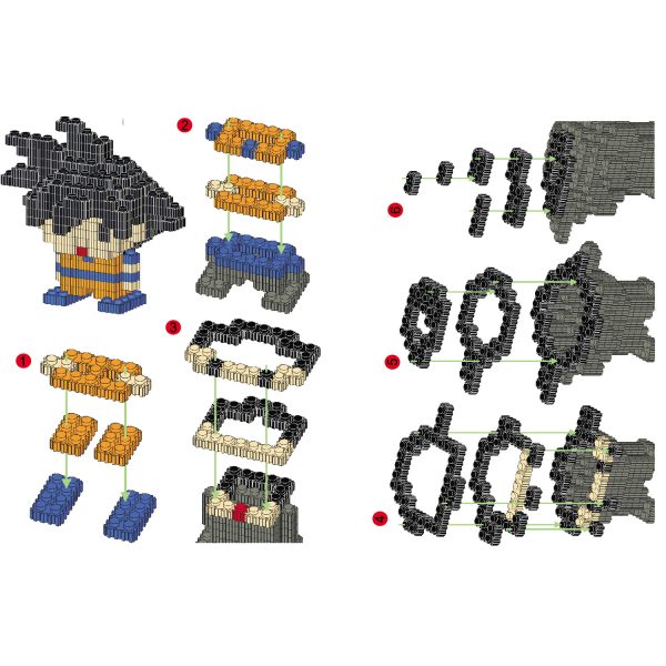 ARMABLE GOKU MICROBLOCK - Imagen 2