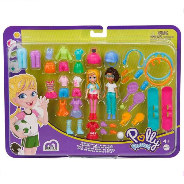 POLLY POCKET PACK DE ATUENDOS DEPORTIVOS