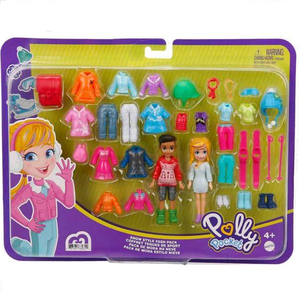 POLLY POCKET FASHION PACK MODA ESTILO NIEVE