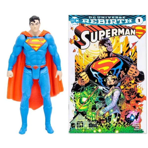 FIGURA & COMIC SUPERMAN (REBIRTH) – 8 CM - Imagen 2