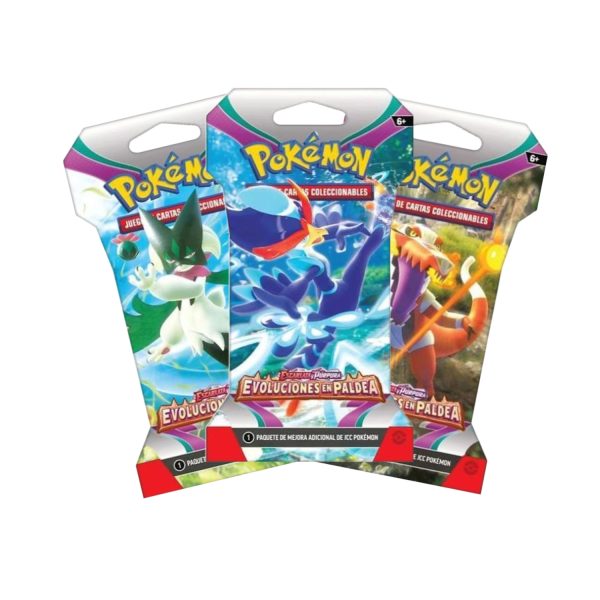 POKEMON TCG: ESCARLATA Y PÚRPURA - EVOLUCIONES EN PALDEA SLEEVED BOOSTER ESPAÑOL