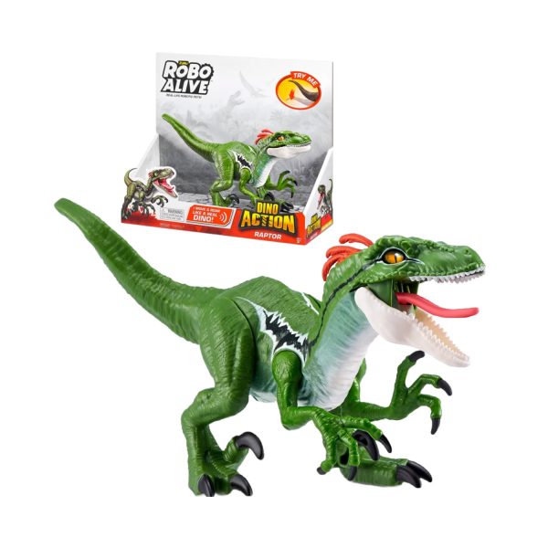 DINOSAURIO RAPTOR ROBO ALIVE ZURU