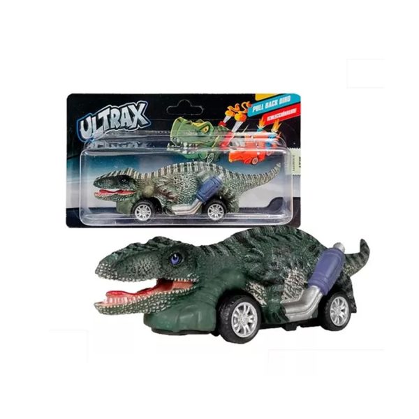 AUTO DINOSAURIO - VELOCIRAPTOR PULL BACK - Imagen 2