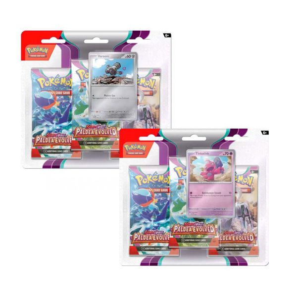 TCG POKEMON PALDEA EVOLVED 3-PACK BLISTER ESPAÑOL