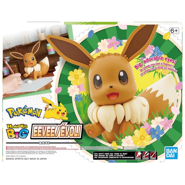 MODEL KIT POKEMON BIG 02 EEVEE BANDAI HOBBY - Imagen 2
