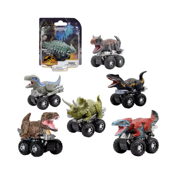 DINOSAURIO VEHICULO PULLBACK JURASSIC WORLD DOMINION