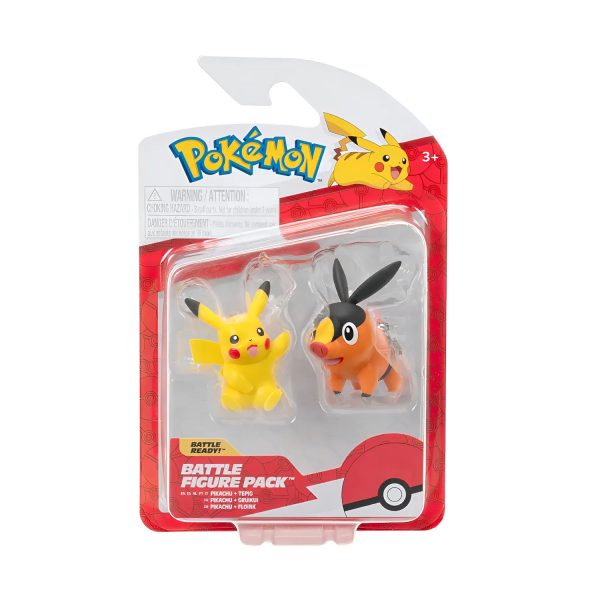 FIGURA BATTLE POKEMON - PIKACHU Y TEPIG - Imagen 2